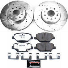 Carica l&#39;immagine nel visualizzatore di Gallery, Power Stop 16-19 Chevrolet Camaro Front Z26 Street Warrior Brake Kit
