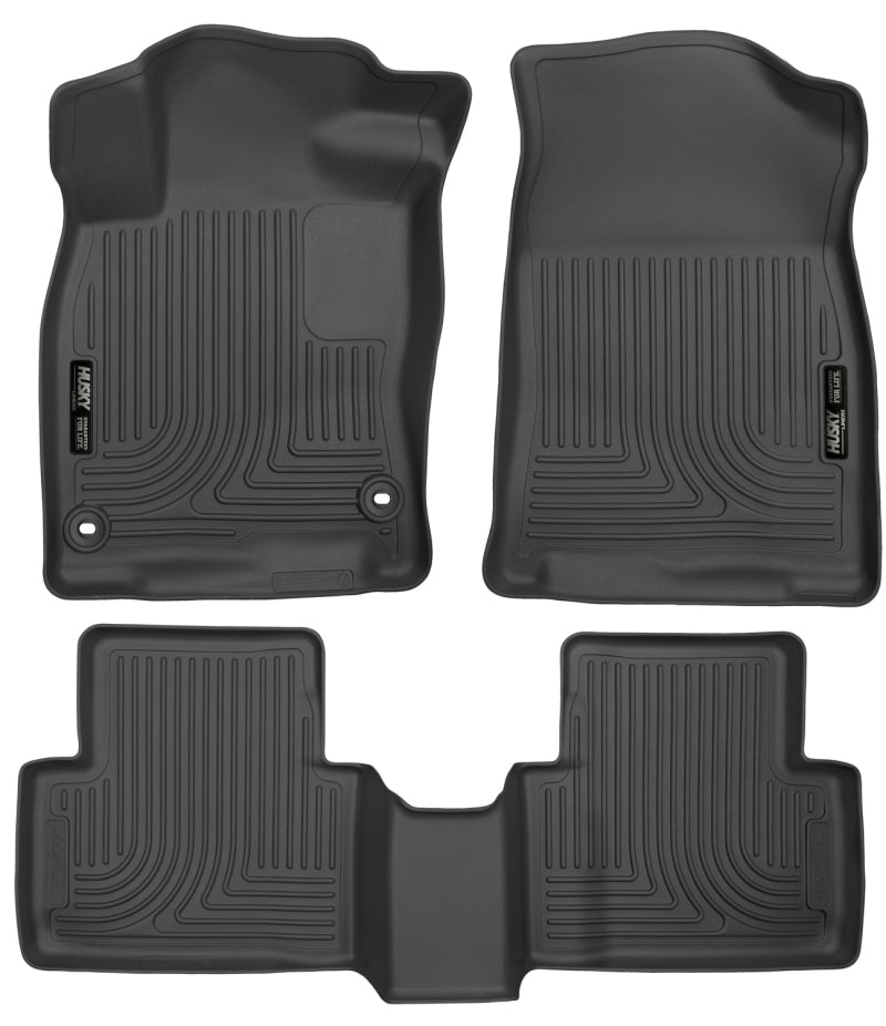 Husky Liners 2016 Honda Civic (4DR) WeatherBeater Combo Black Floor Liners - 2to4wheels