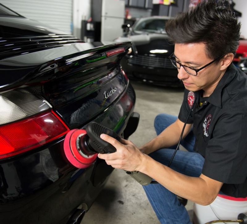 Chemical Guys Hex-Logic Quantum Ultra-Fine Finishing Pad - Red - 5.5in - Single