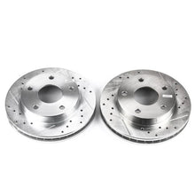 Charger l&#39;image dans la galerie, Power Stop 94-99 Dodge Ram 1500 Front Evolution Drilled &amp; Slotted Rotors - Pair