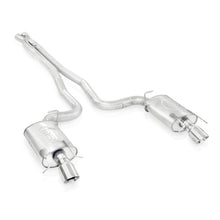 Carica l'immagine nel visualizzatore di Gallery, Stainless Works 2009-15 Cadillac CTS-V Wagon 3in Catback System X-Pipe Chambered Mufflers 4in Tips
