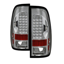 Carica l&#39;immagine nel visualizzatore di Gallery, Xtune Ford F150 Styleside 97-03 / F250/350/450/550 99-07 LED Tail Lights Chrome ALT-ON-FF15097-LED-C
