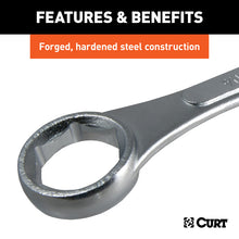 Carica l&#39;immagine nel visualizzatore di Gallery, Curt Trailer Ball Box-End Wrench (Fits 1-1/8in or 1-1/2in Nuts)