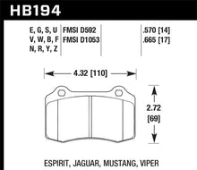 गैलरी व्यूवर में इमेज लोड करें, Hawk 2005-2005 Volvo S40 I HPS 5.0 Rear Brake Pads