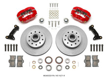 गैलरी व्यूवर में इमेज लोड करें, Wilwood Forged Dynalite Front Kit 11.03in 1 PC Rotor&amp;Hub - Red 74-80 Pinto Disc Spindle only