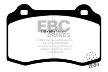 Laden Sie das Bild in den Galerie-Viewer, EBC 15+ Cadillac CTS 3.6 Twin Turbo Redstuff Rear Brake Pads