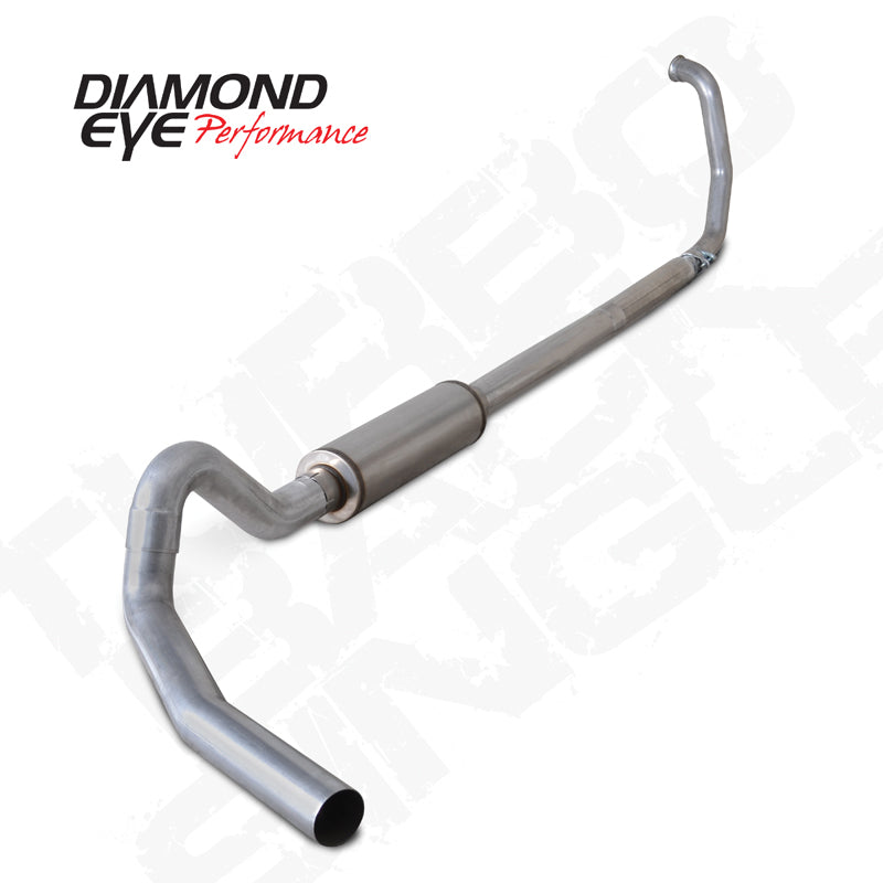 Diamond Eye KIT 4in TB SGL AL: 1994.5-1998.5 FORD 7.3L E-SERIES VAN NFS W/ CARB EQUIV STDS