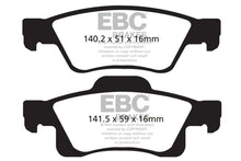 Laden Sie das Bild in den Galerie-Viewer, EBC 11+ Dodge Durango 3.6 Greenstuff Rear Brake Pads