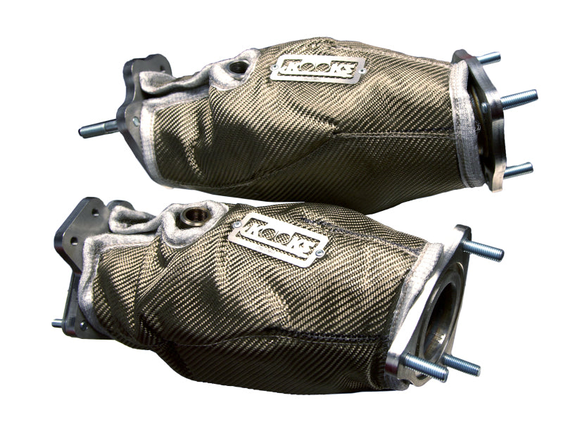 Kooks 2020+ Chevrolet Corvette C8 LT2 6.2L Ultra Green Catted Front Connection Pipes