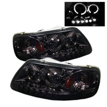 Carica l&#39;immagine nel visualizzatore di Gallery, Spyder Ford F150 97-03 Projector - LED Halo Amber Reflctr LED Smke PRO-YD-FF15097-1P-AM-SMC