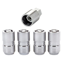 Laden Sie das Bild in den Galerie-Viewer, McGard Wheel Lock Nut Set - 4pk. (Cone Seat) M14X1.5 / 21mm &amp; 22mm Dual Hex / 1.639in. L - Chrome