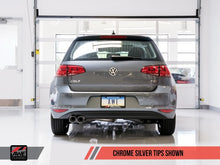 Charger l&#39;image dans la galerie, AWE Tuning VW MK7 Golf 1.8T Touring Edition Exhaust w/Chrome Silver Tips (90mm)