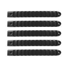 Load image into Gallery viewer, DV8 Offroad 2007-2018 Jeep JK Black Rail Style Door Handle Inserts - Set Of 5