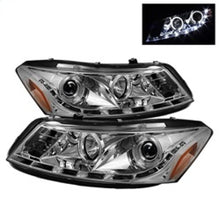 Carica l&#39;immagine nel visualizzatore di Gallery, Spyder Honda Accord 08-12 4Dr Projector Headlights- LED Halo DRL Chrm PRO-YD-HA08-4D-HL-C