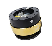 Laden Sie das Bild in den Galerie-Viewer, NRG Quick Release Gen 2.0 - Black Body / Chrome Gold Ring