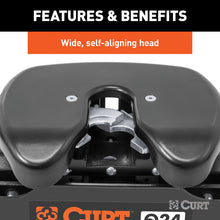 Carica l&#39;immagine nel visualizzatore di Gallery, Curt Q24 5th Wheel Hitch w/GM Puck System Legs