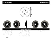 Laden Sie das Bild in den Galerie-Viewer, StopTech 02-06 Acura RSX Type S / 06-09 Honda Civic Si Slotted &amp; Drilled Right Front Rotor