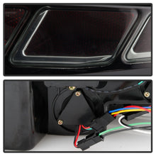 Charger l&#39;image dans la galerie, Spyder 10-12 Ford Mustang Light Bar Seq Turn Signal LED Tail Lights - Smoke ALT-YD-FM10-LED-SM
