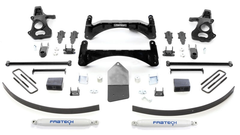 Fabtech 07-13 GM C1500 2WD w/o Autoride 6in Basic System w/Perf. Shocks