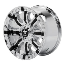 Load image into Gallery viewer, RBP 94R 18x9.0 5x139.7 BP / 5.5 BS 10mm Offset 78mm CB (Hub Centric) Chrome w/Black Inserts Wheel