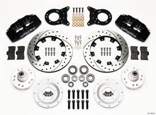गैलरी व्यूवर में इमेज लोड करें, Wilwood Dynapro 6 Front Hub Kit 12.19in Drilled 1970-1973 Mustang Disc &amp; Drum Spindle