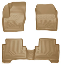 Cargar imagen en el visor de la galería, Husky Liners 2013 Ford Escape WeatherBeater Combo Tan Floor Liners