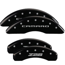 Carica l&#39;immagine nel visualizzatore di Gallery, MGP 4 Caliper Covers Engraved Front &amp; Rear MGP Yellow Finish Black Char 2002 Dodge Viper