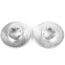 Carica l&#39;immagine nel visualizzatore di Gallery, Power Stop 15-19 Ford Transit-150 Front Evolution Drilled &amp; Slotted Rotors - Pair