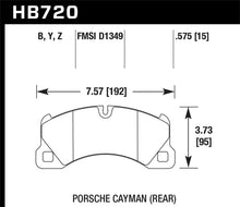Charger l'image dans la galerie, Hawk 10-16 Porsche Panamera / 08-15 Porsche Cayenne Performance Ceramic Street Front Brake Pads