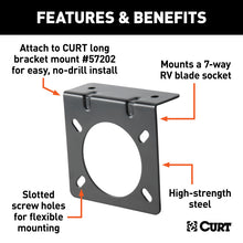 Load image into Gallery viewer, Curt Connector Mounting Bracket for 7-Way USCAR Socket