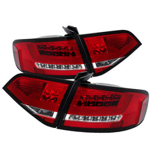 Carica l&#39;immagine nel visualizzatore di Gallery, Spyder Audi A4 09-12 4Dr LED Tail Lights LED Model Only - Red Clear ALT-YD-AA409-L-LED-RC