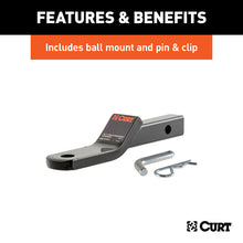 Load image into Gallery viewer, Curt 96-99 Hyundai Elantra Class 1 Trailer Hitch w/1-1/4in Ball Mount