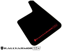 Carica l'immagine nel visualizzatore di Gallery, Rally Armor Larger Universal fitment (no hardware) UR Plus Black Mud Flap w/ Red Logo