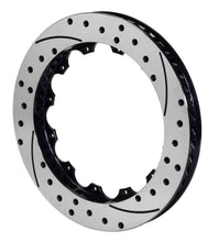 Laden Sie das Bild in den Galerie-Viewer, Wilwood Rotor-SV-SRP 72 Iron-RH-Drill-BLK 14.25 x 1.10 - 12 on 8.75in