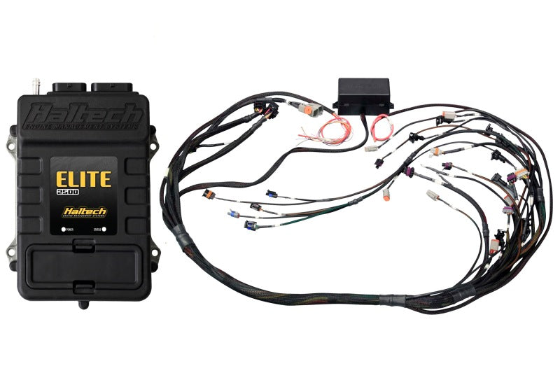Haltech GM GEN IV LSX (LS2/LS3) DBW Ready Elite 2500 Terminated Harness ECU Kit w/EV1 Inj Connectors