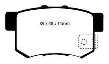 Carica l&#39;immagine nel visualizzatore di Gallery, EBC 97 Acura CL 2.2 Redstuff Rear Brake Pads