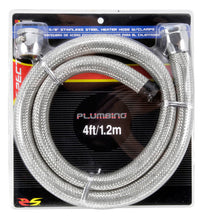 Carica l&#39;immagine nel visualizzatore di Gallery, Spectre Stainless Steel Flex Heater Hose Kit 5/8in. Diameter - 4ft. Chrome