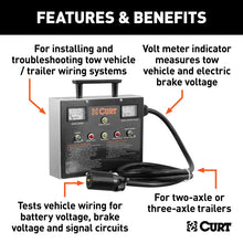 गैलरी व्यूवर में इमेज लोड करें, Curt Universal 7-Way RV Blade Trailer Brake Controller Tester