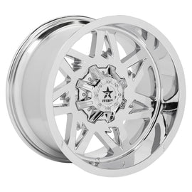 RBP 71R Avenger 20x10 8x165.1 BP / 4.5 BS -25mm Offset 121.3mm CB (Hub Centric) Chrome Wheel