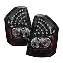 Carica l&#39;immagine nel visualizzatore di Gallery, Spyder Chrysler 300C 08-10 LED Tail Lights Black ALT-YD-C308-LED-BK