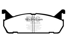 Carica l&#39;immagine nel visualizzatore di Gallery, EBC 91-96 Ford Escort 1.8 Yellowstuff Rear Brake Pads