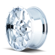 Cargar imagen en el visor de la galería, Mayhem 8040 Tank 17x9 / 5x127 BP / 18mm Offset / 87mm Hub Chrome Wheel