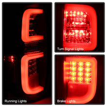 Carica l&#39;immagine nel visualizzatore di Gallery, Spyder Toyota Tundra 2014-2016 Light Bar LED Tail Lights Black ALT-YD-TTU14-LED-BK