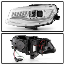 Carica l&#39;immagine nel visualizzatore di Gallery, Spyder Chevy Camaro 16-18 (Do Not Fit Halogen) Projector Headlights Chrome PRO-YD-CCAM16HIDSI-SEQ-C