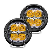 Laden Sie das Bild in den Galerie-Viewer, Rigid Industries 360-Series 4in LED Off-Road Spot Beam - Amber Backlight (Pair)