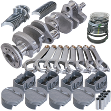 Carica l&#39;immagine nel visualizzatore di Gallery, Eagle SBC 350 Competition Rotating Assembly 3.750in Stroke 6.000in Rods Forged Pistons .030 Overbore