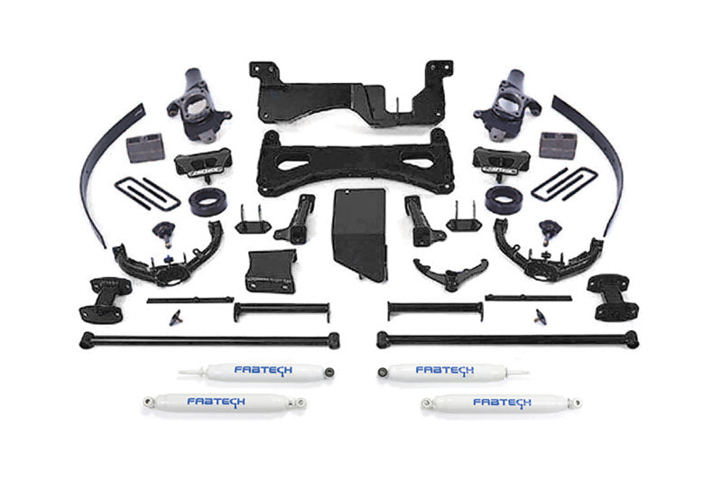 Fabtech 07-08 GM C/K2500HD C/K3500 Non Dually 8in Perf. System w/Perf. Shocks