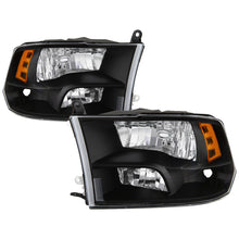 Charger l&#39;image dans la galerie, xTune Dodge Ram 1500 09-17 (Non-LED) Halogen Only OEM Style Headlights - Black HD-JH-DR09-QU-BK
