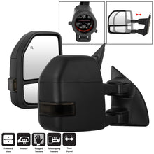 Carica l&#39;immagine nel visualizzatore di Gallery, xTune 99-07 Ford Super Duty Heated LED Signal Power Mirrors - Smk (Pair) (MIR-FDSD99S-G4-PW-SM-SET)