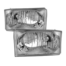 गैलरी व्यूवर में इमेज लोड करें, Xtune Ford F250 F350 F450 Superduty Excursion 99-04 OEM Style Headlights Chrome HD-JH-FF25099-OE-C